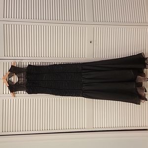 Formal black gown, Monique Lhullier